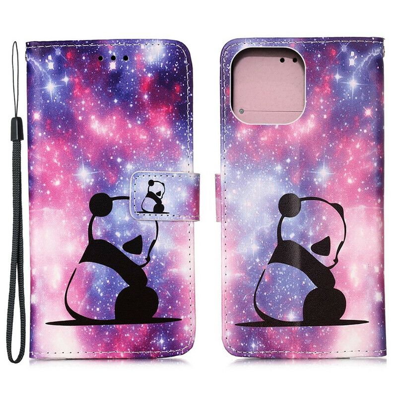 Housse iPhone 13 Pro Max Panda Galaxie Housse iPhone 13 Pro Max Panda Galaxie