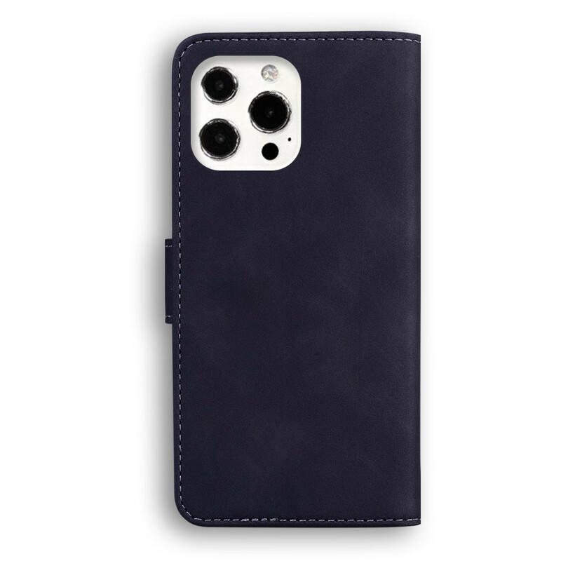 Housse iPhone 13 Pro Style Cuir Couture