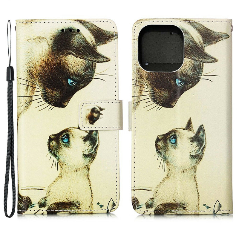 Housse iPhone 13 Pro Max Chaton et Maman Housse iPhone 13 Pro Max Chaton et Maman