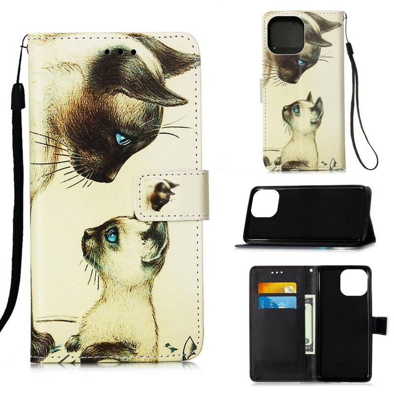Housse iPhone 13 Pro Max Chaton et Maman Housse iPhone 13 Pro Max Chaton et Maman