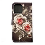 Housse iPhone 13 Pro Max Roses Dorées Housse iPhone 13 Pro Max Roses Dorées