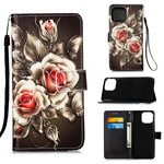 Housse iPhone 13 Pro Max Roses Dorées Housse iPhone 13 Pro Max Roses Dorées