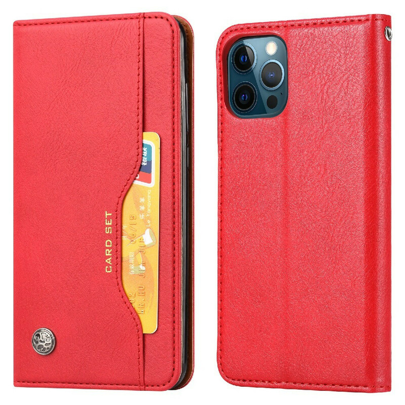 Flip Cover iPhone 13 Pro Simili Cuir Porte-Cartes Flip Cover iPhone 13 Pro Simili Cuir Porte-Cartes