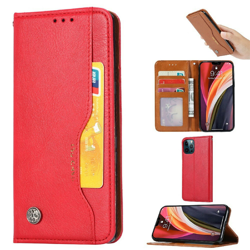Flip Cover iPhone 13 Pro Simili Cuir Porte-Cartes Flip Cover iPhone 13 Pro Simili Cuir Porte-Cartes