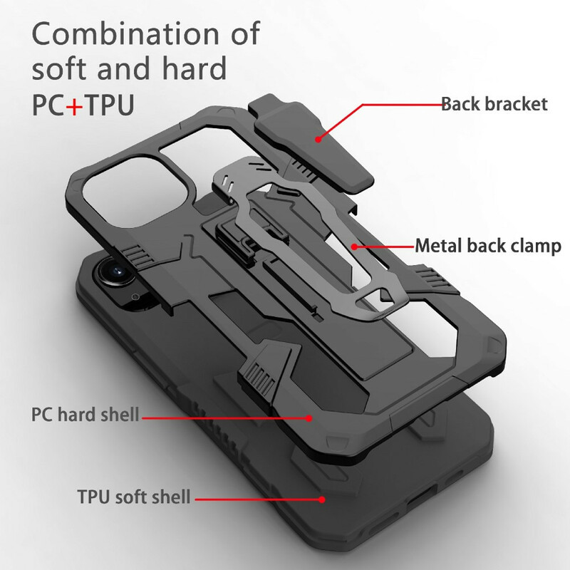 Coque iPhone 13 Pro Robot avec Pince Ceinture Coque iPhone 13 Pro Robot avec Pince Ceinture