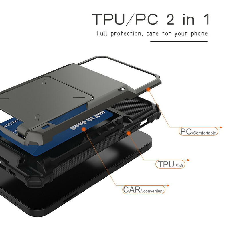 Coque iPhone 13 Pro Porte-Carte Style Flip Coque iPhone 13 Pro Porte-Carte Style Flip