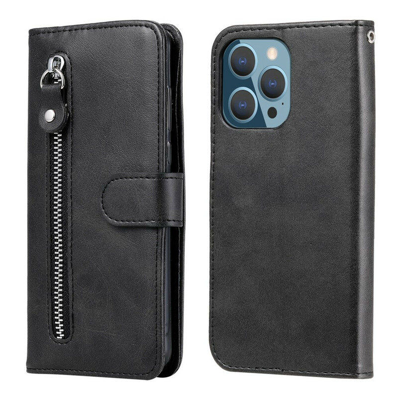 Housse iPhone 13 Pro Vintage Porte-Monnaie Housse iPhone 13 Pro Vintage Porte-Monnaie
