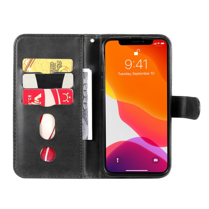 Housse iPhone 13 Pro Vintage Porte-Monnaie Housse iPhone 13 Pro Vintage Porte-Monnaie