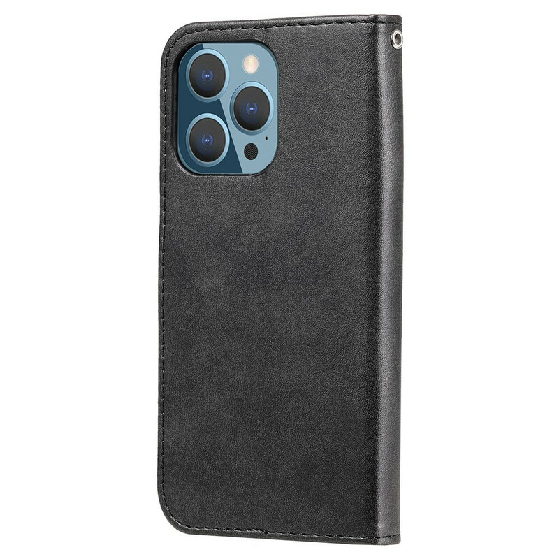 Housse iPhone 13 Pro Vintage Porte-Monnaie Housse iPhone 13 Pro Vintage Porte-Monnaie