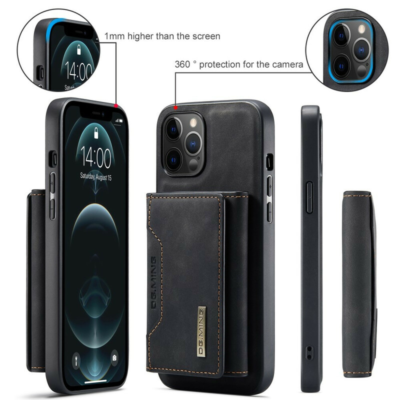 Coque iPhone 13 Pro Porte-Cartes Détachable DG.MING