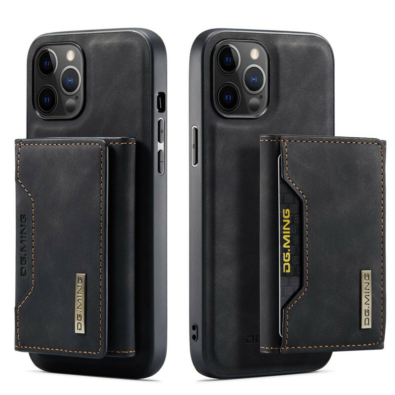 Coque iPhone 13 Pro Porte-Cartes Détachable DG.MING