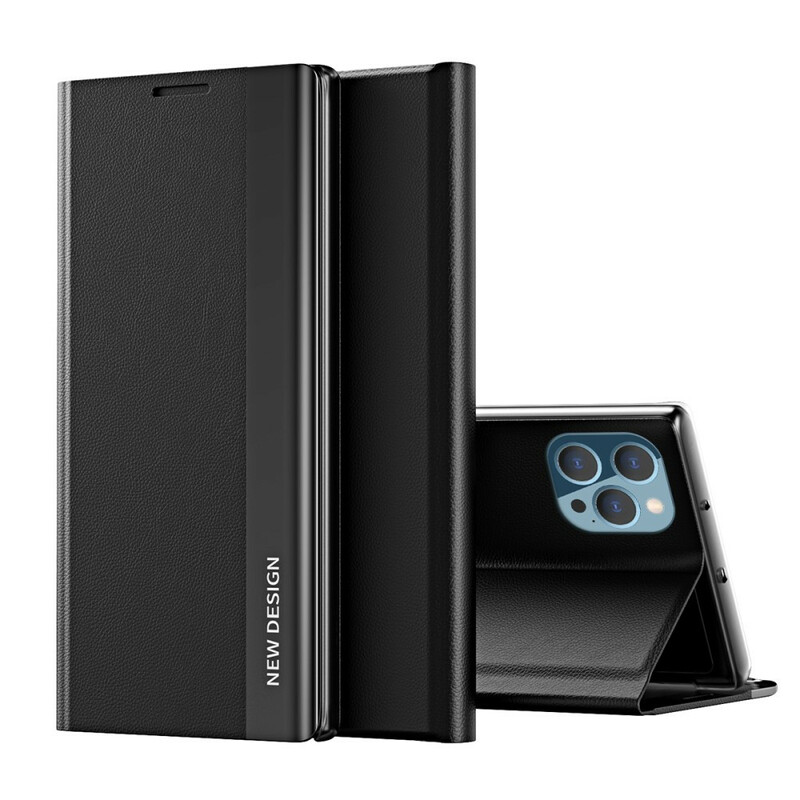 Flip Cover iPhone 13 Pro Simili Cuir Litchi Fermoir Magnétique Flip Cover iPhone 13 Pro Simili Cuir Litchi Fermoir Magnétique
