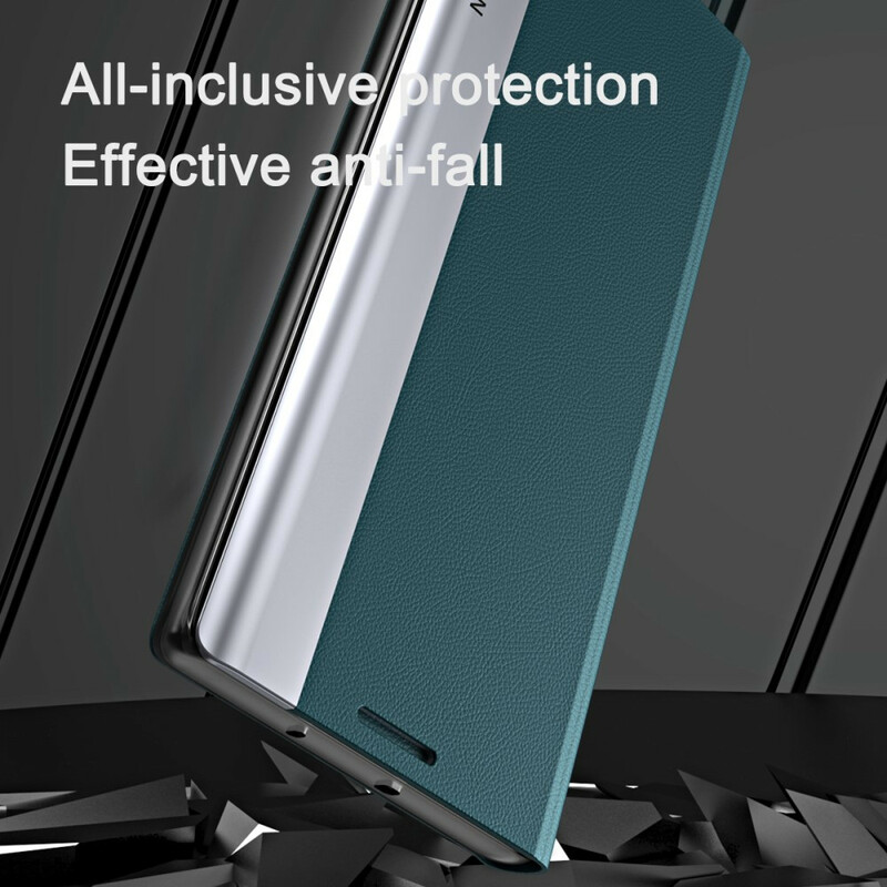 Flip Cover iPhone 13 Pro Simili Cuir Litchi Fermoir Magnétique Flip Cover iPhone 13 Pro Simili Cuir Litchi Fermoir Magnétique