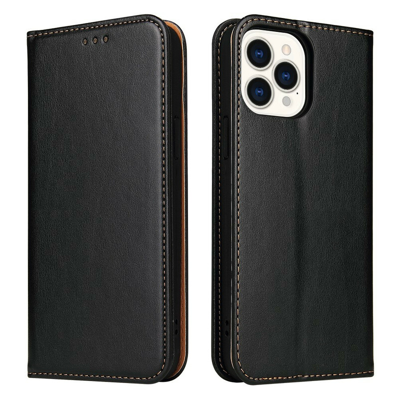 Flip Cover iPhone 13 Pro Simili Cuir Sobriété Flip Cover iPhone 13 Pro Simili Cuir Sobriété