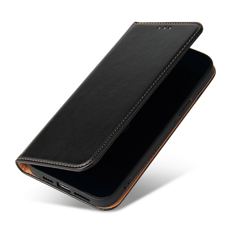 Flip Cover iPhone 13 Pro Simili Cuir Sobriété Flip Cover iPhone 13 Pro Simili Cuir Sobriété