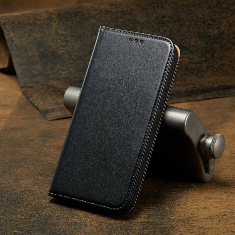 Flip Cover iPhone 13 Pro Simili Cuir Sobriété Flip Cover iPhone 13 Pro Simili Cuir Sobriété