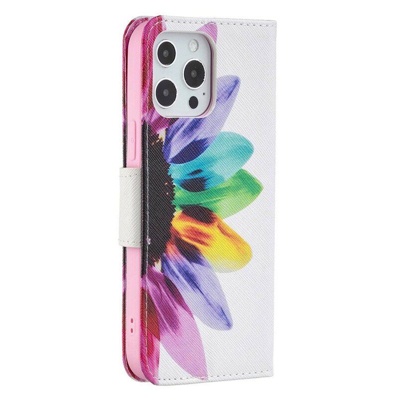 Housse iPhone 13 Pro Max Fleur Aquarelle Housse iPhone 13 Pro Max Fleur Aquarelle