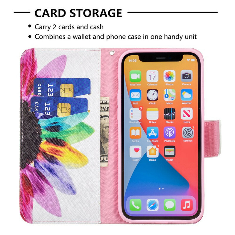 Housse iPhone 13 Pro Max Fleur Aquarelle Housse iPhone 13 Pro Max Fleur Aquarelle