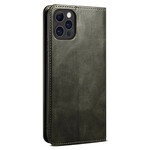 Flip Cover iPhone 13 Pro Max Simili Cuir Ciré