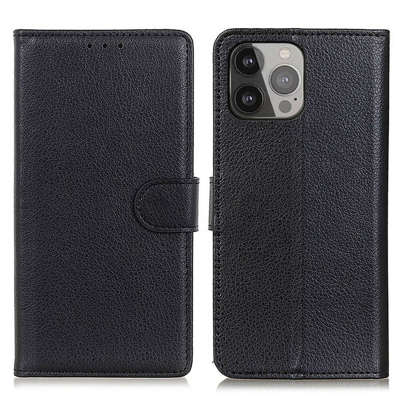 Housse iPhone 13 Pro Max Simili Cuir Traditionnel Housse iPhone 13 Pro Max Simili Cuir Traditionnel