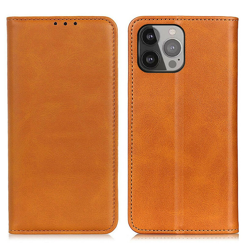 Flip Cover iPhone 13 Pro Max Cuir Litchi Fendu Flip Cover iPhone 13 Pro Max Cuir Litchi Fendu