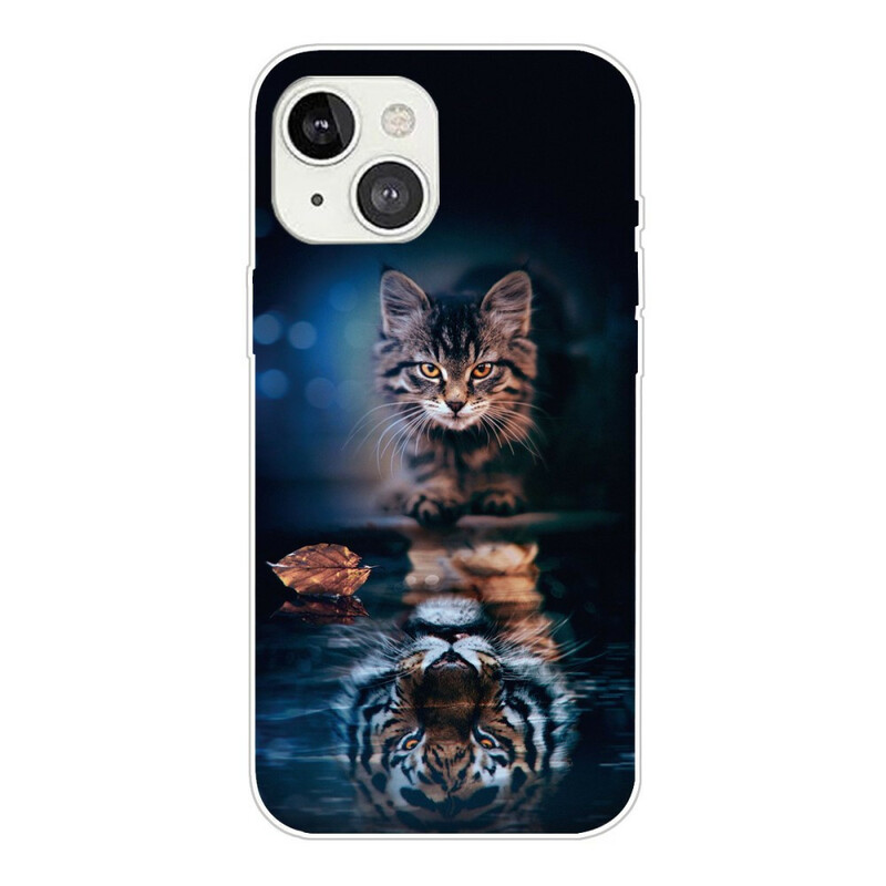 Coque iPhone 13 Mon Tigre