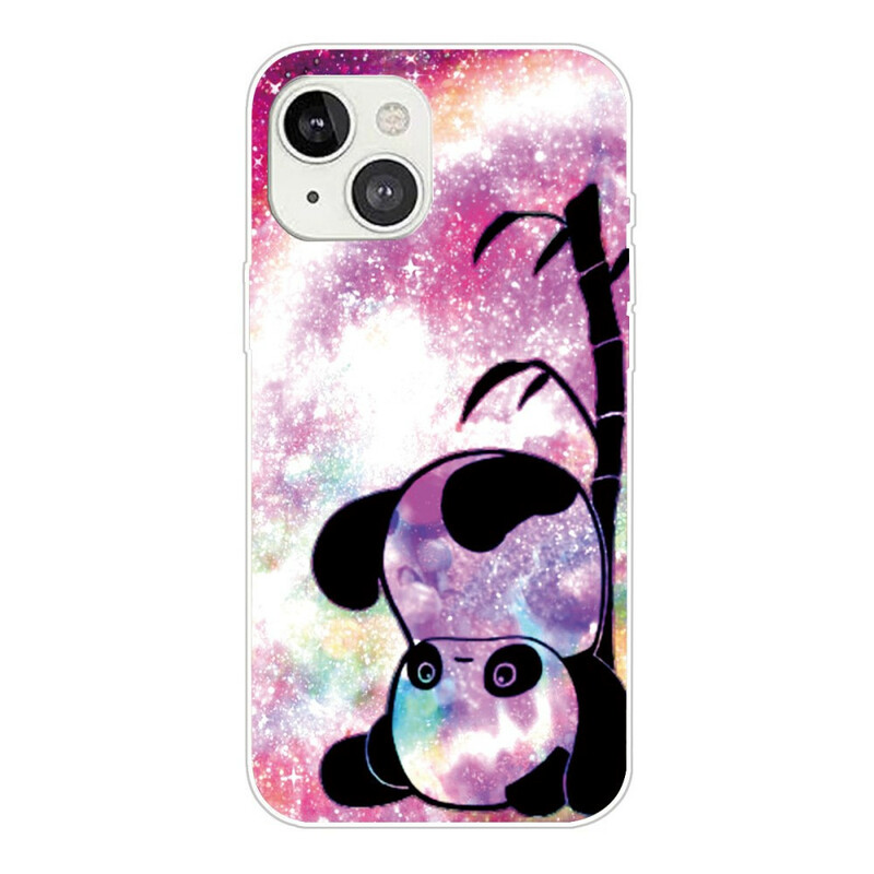 Coque iPhone 13 Panda et Bambou