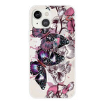 Coque iPhone 13 Variation Papillons