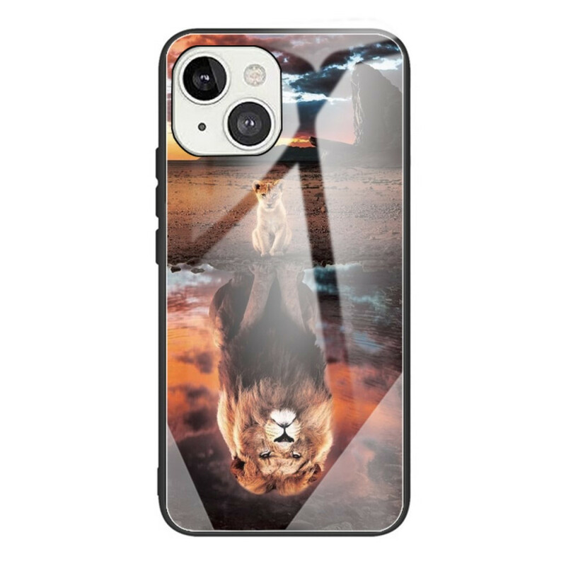 Coque iPhone 13 Verre Trempé Rêve de Lionceau