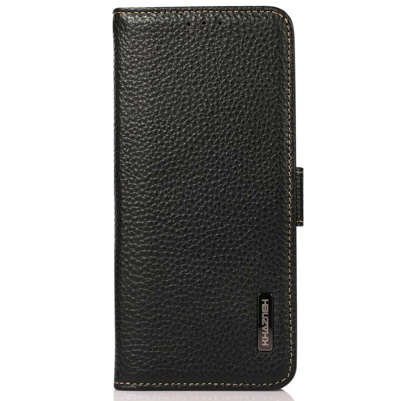 Housse iPhone Cuir Véritable Litchi KHAZNEH Housse iPhone Cuir Véritable Litchi KHAZNEH