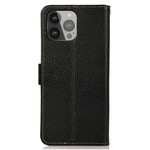 Housse iPhone Cuir Véritable Litchi KHAZNEH Housse iPhone Cuir Véritable Litchi KHAZNEH