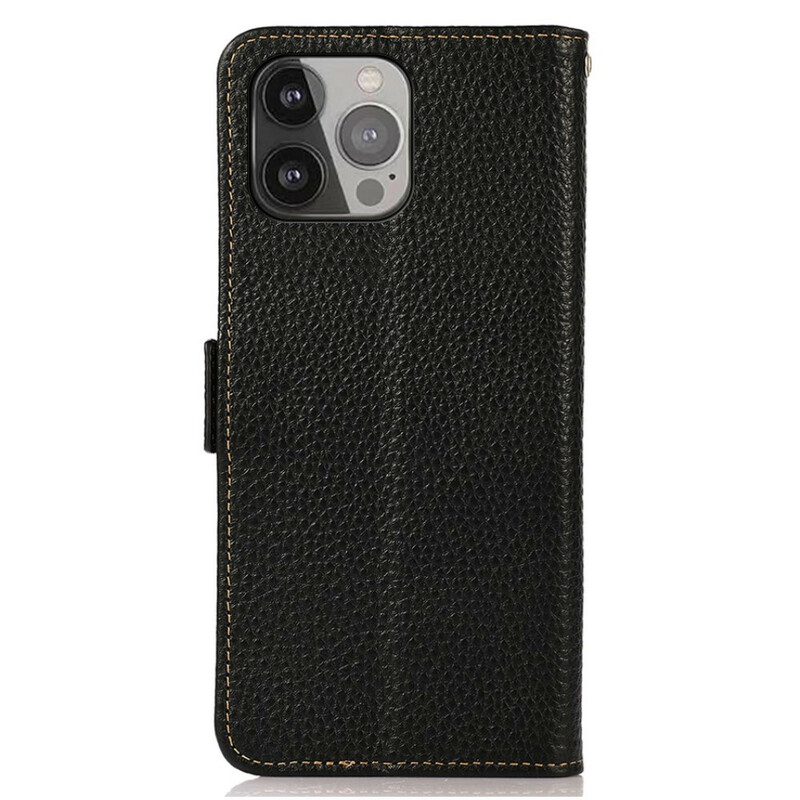 Housse iPhone Cuir Véritable Litchi KHAZNEH Housse iPhone Cuir Véritable Litchi KHAZNEH