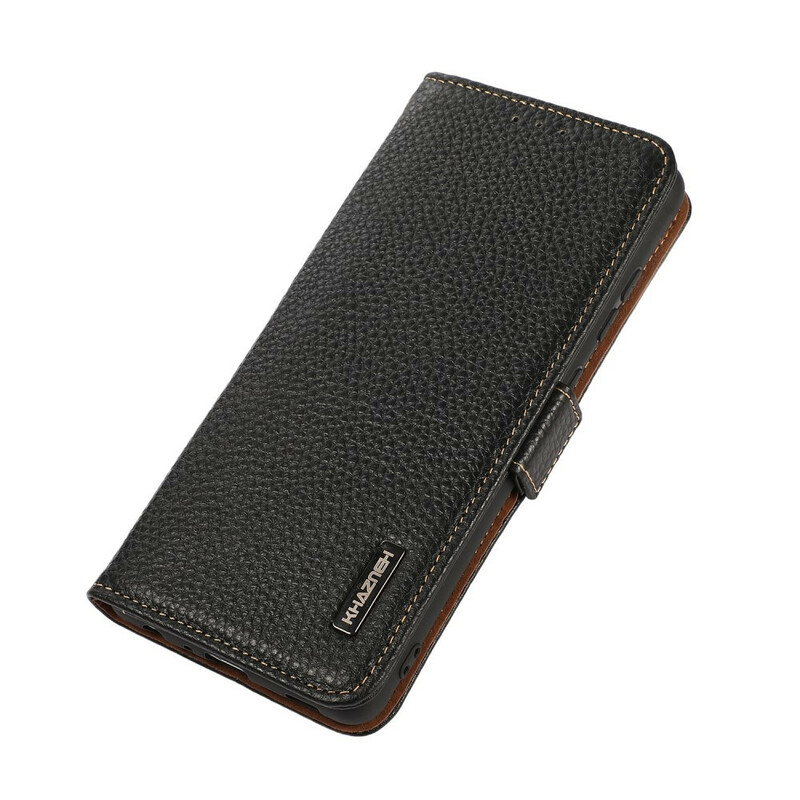 Housse iPhone Cuir Véritable Litchi KHAZNEH Housse iPhone Cuir Véritable Litchi KHAZNEH