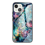 Coque iPhone 13 Verre Trempé Mandala Coque iPhone 13 Verre Trempé Mandala