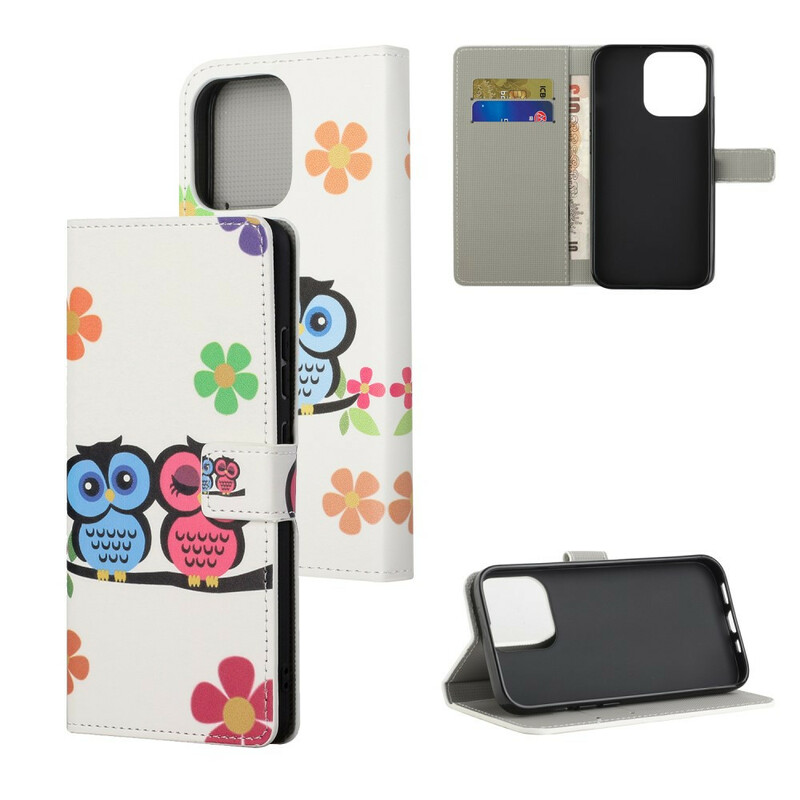 Housse iPhone 13 Couple de Hiboux Housse iPhone 13 Couple de Hiboux