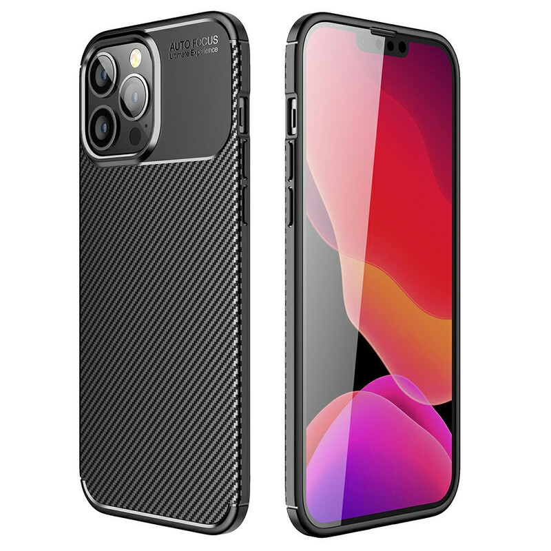 Coque iPhone 13 Pro Max Flexible Texture Fibre Carbone Coque iPhone 13 Pro Max Flexible Texture Fibre Carbone