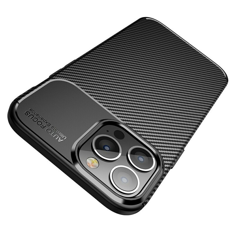 Coque iPhone 13 Pro Max Flexible Texture Fibre Carbone Coque iPhone 13 Pro Max Flexible Texture Fibre Carbone