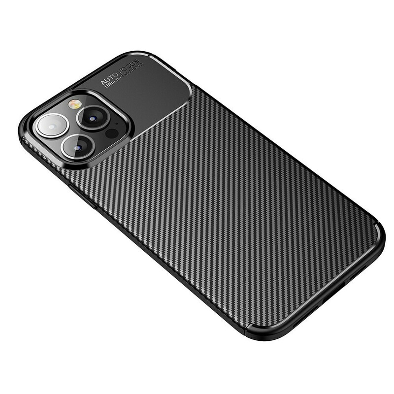 Coque iPhone 13 Pro Max Flexible Texture Fibre Carbone Coque iPhone 13 Pro Max Flexible Texture Fibre Carbone