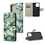 Housse iPhone 13 Camouflage Militaire