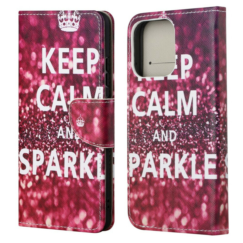 Housse iPhone 13 Keep Calm and Sparkle Housse iPhone 13 Keep Calm and Sparkle