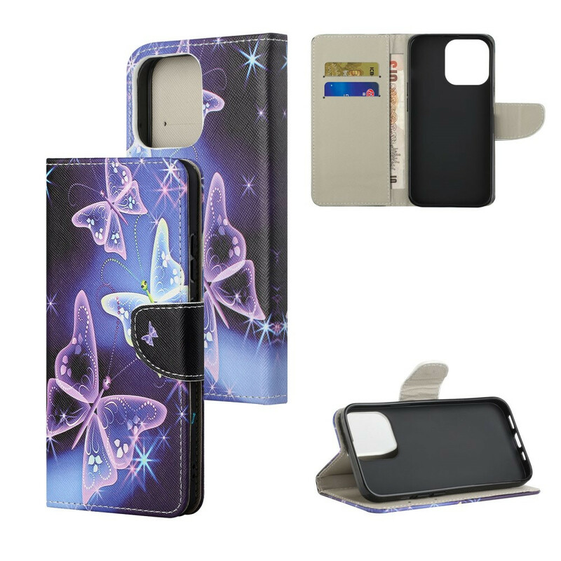 Housse iPhone 13 Papillons Modernes Housse iPhone 13 Papillons Modernes