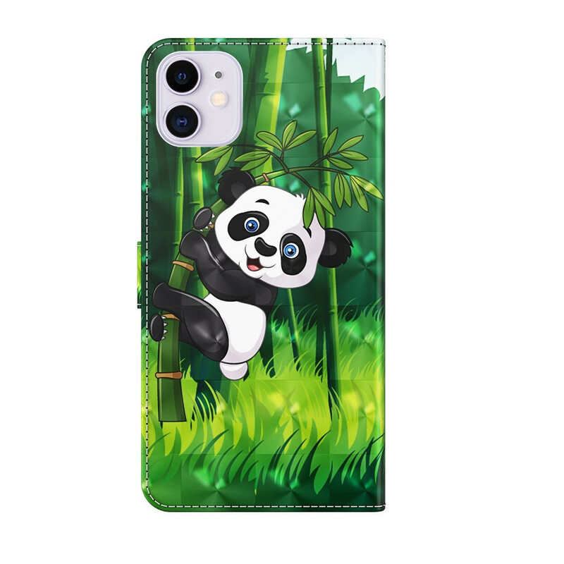 Housse iPhone 13 Panda et Bambou