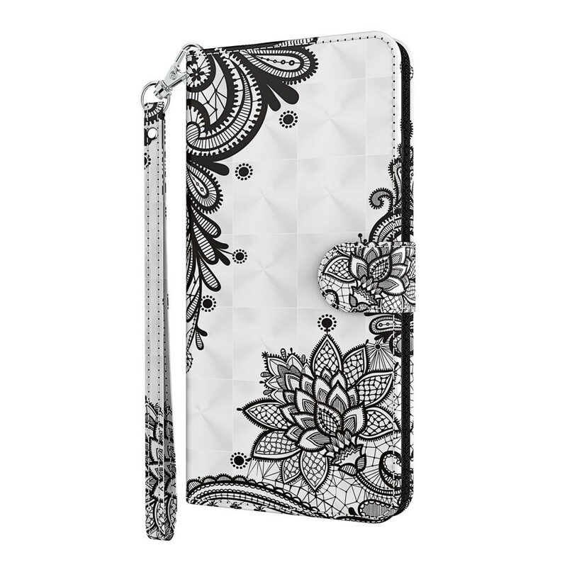 Housse iPhone 13 Fleurs Dentelle