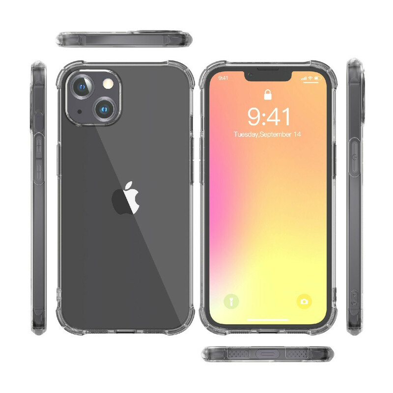 Coque iPhone 13 Pro Max Transparente LEEU Coussins Protecteurs Coque iPhone 13 Pro Max Transparente LEEU Coussins Protecteurs