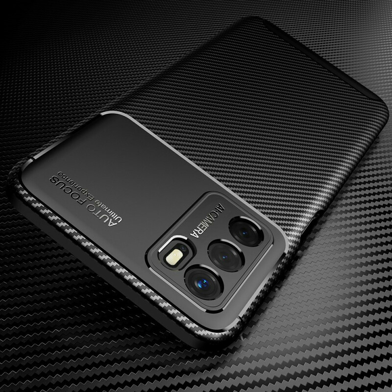 Coque Oppo A16 Flexible Texture Fibre Carbone Coque Oppo A16 Flexible Texture Fibre Carbone