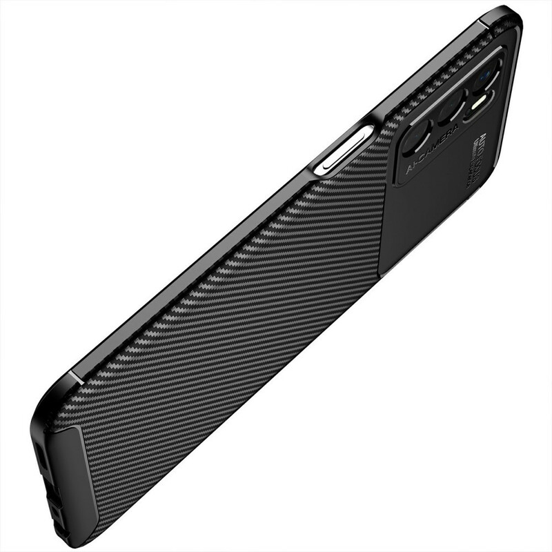 Coque Oppo A16 Flexible Texture Fibre Carbone Coque Oppo A16 Flexible Texture Fibre Carbone