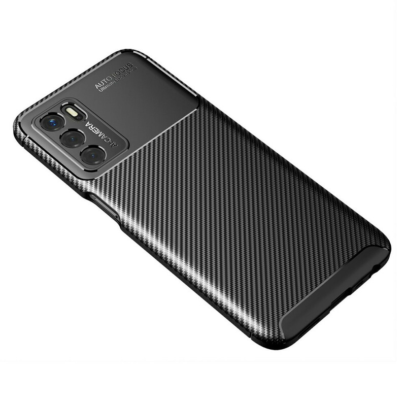 Coque Oppo A16 Flexible Texture Fibre Carbone Coque Oppo A16 Flexible Texture Fibre Carbone