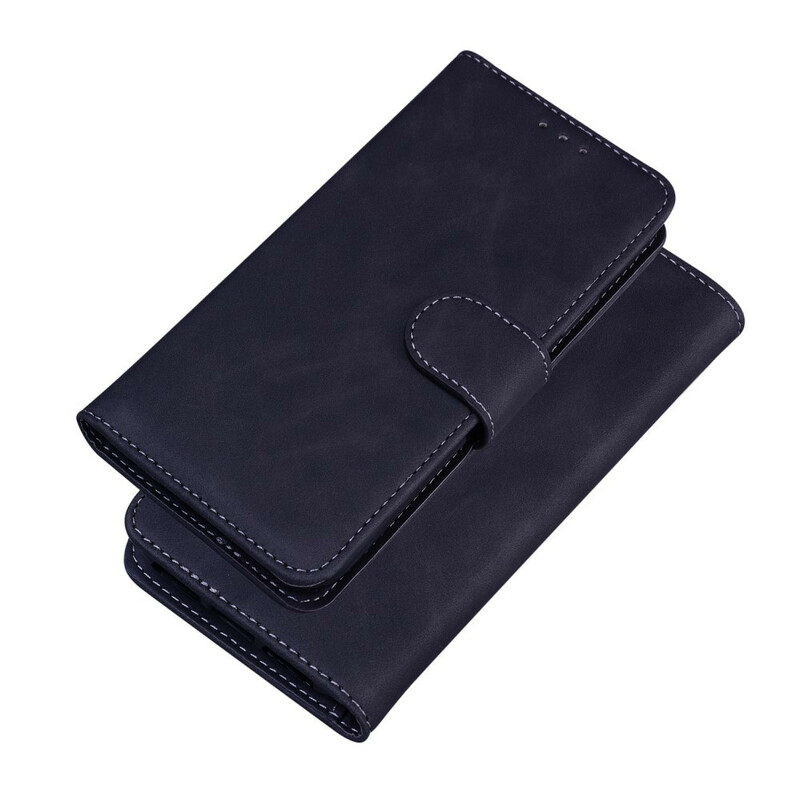 Housse iPhone 13 Pro Max Style Cuir Couture Housse iPhone 13 Pro Max Style Cuir Couture