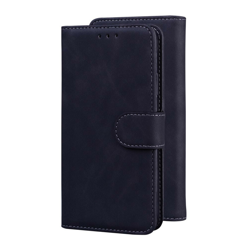Housse iPhone 13 Pro Max Style Cuir Couture Housse iPhone 13 Pro Max Style Cuir Couture