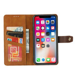Housse iPhone 13 Pro Max Effet Cuir Porte-Carte Frontal et Sangle